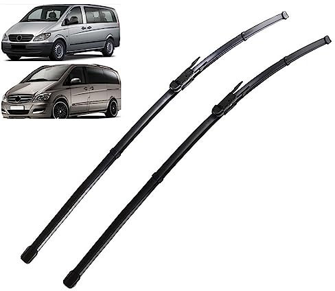 Escobillas de limpiaparabrisas Delanteras LHD para Mercedes Benz Vito Viano W639 2006-2014, Parabrisas, Ventana Delantera 28; +26;