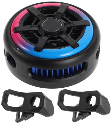 OSALADI Handykühler mit Rgb-lüfter und Magnetverschluss Temperaturanzeige für Smartphones und Tablets Tragbares Gaming-zubehör für Leichte Kühlung