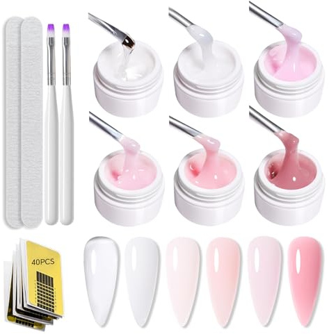 GZSYY Gel de construction pour ongles en gel - En fibre de verre - Gel UV