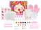 Kit de fabricación de brillo de labios, brillo de labios hidratante, actividad creativa divertida, portátil, fácil de usar, cosmético brillante hecho a mano, ideal para regalos y fiestas, 1 juego