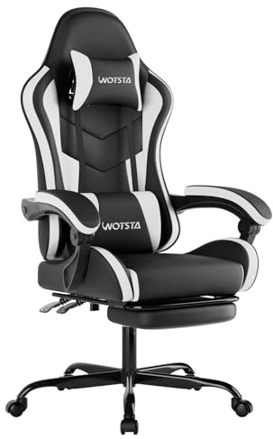 Chaise Gaming Chause Gaming Siège Gaming Confortable en Cuir Fauteil Bureau