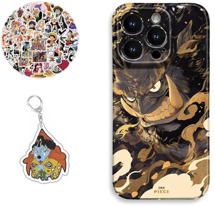 boonitoflow One Anime Piece Phone Case for iPhone XR TPU Phone Cover Cartoon cool Jinbe1, Free Keychain&Sticker (iPhone XR)