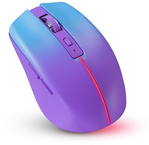 Defender Mystery MM-301 – Bluetooth & 2.4 GHz Maus, Wiederaufladbar, Silent Click, 5 Tasten, 1600 DPI, Ergonomische Kabellose Büro Maus für PC Laptop Tablet