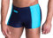 Aquarti Herren Badehose mit Reißverschlusstasche Badeshorts, Farbe: Dunkelblau/Blau, Größe: 3XL