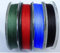filo nero rosso verde blu per legature anelli e placche canne da pesca passanti (blu)