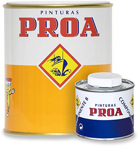 Imprimación epoxi 2 componentes. Rojo Óxido. 925GR+250GR. Gran adherencia sobre cualquier superficie. PROA.