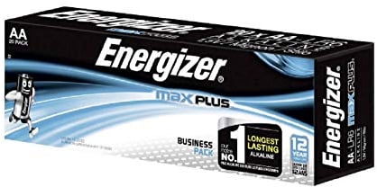 Energizer Max Plus - Batterie alcaline AA, confezione da 20