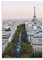 LaLe Living Hochwertiger Leinwanddruck mit Eifelturm Paris als Motiv A4 21 x 30 cm (ohne Rahmen) - Frankreich Kunstdruck Moderne Poster Print Leinwandbild Wandbild Leinwand Plakat Deko Bild DINA4