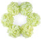 DuHouse Fiori artificiali di ortensia in seta più grandi con stelo, fiori finti di ortensia per matrimoni, casa, giardino, centrotavola, confezione da 6(verde)