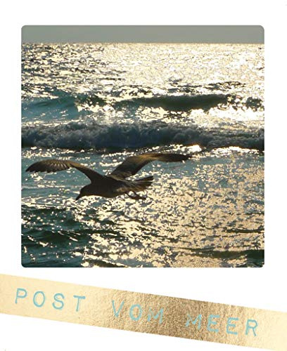 Cityproducts - 4645 - Happy Memories, Postkarte, Maritim, Möwe, Post vom Meer, 10,5cm x 13cm
