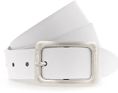 Vanzetti 35 mm Ledergürtel, weiß(weiss), Gr. 95