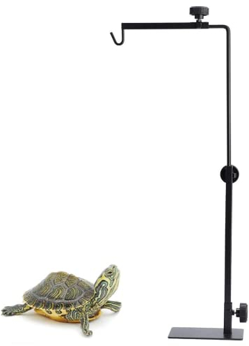 bangminda Supporto per Lampada per Rettili Supporto per Lampada di Atterraggio Regolabile Portalampada di Riscaldante per Rettili Supporto per Lampada da Riscaldamento per Rettili Tartaruga Ragno