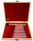 8 Packungen Stimmgabel-Set mit schlagenden Hämmern,Edelstahl mit Hammer (256 Hz (C), 288 Hz (D), 320 Hz (E), 341.3 Hz (F), 384 Hz (G), 48 Packungen 0 (B) , 512 (C)) Schallheilungs-Vibrationswerkzeuge