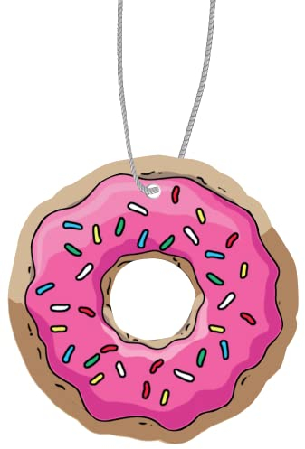 2x DONUT Duftbaum Auto lustig Simpson, Auto Duftspender Simpsons, Bart Duftbaum Auto tuning, Homer car air freshener, Duftanhänger Auto, Duftbaum Set Auto