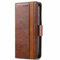 Wuzixi Hülle für Sharp Aquos R6. [Kartenfach] PU Leder Flip Wallet, mit Standfunktion, Schutzhülle handyhüllen für Sharp Aquos R6.(Braun)