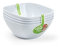 Set of 4-175ml Square Small Bowls | Multipurpose Serving Bowls for Dips, Desserts and Sauces | Durable, Stylish and Microwave Safe