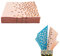 CEILIWEN Lot de 50 serviettes de fête à pois - 33 x 33 cm - Rose et or rose