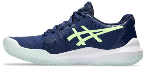 ASICS Damen Gel-Challenger 14 Clay Sneaker, Blue Expanse Illuminate Yellow, 38 EU