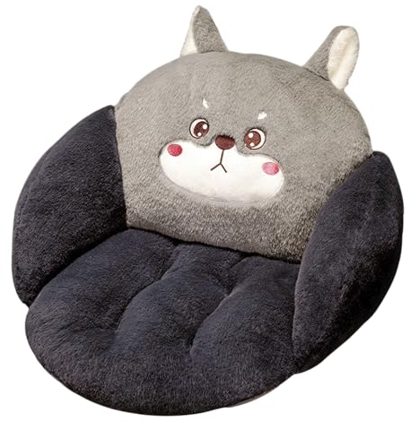 Coussin de Chaise avec Dossier Coussin de Chaise Bureau Coussin Coccyx Anti Escarres Coussins pour Siège et Dossier Lavable Siège Coquille Fauteuil Velours Douillet pour Bureau Jardin 50x35x7CM