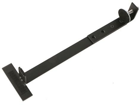 Fame FCPHS-1 Cajon Pedal Halteschiene, Stufenlos Einstellbare Stahlschiene, Schwarz, Gepolsterter Stempel, Kompatibel mit Allen Cajons und Pedalen, Ersatzteil für Drum Hardware