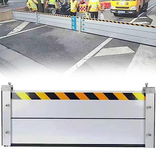 ExkaTe Mount Door Flood Protection Barrier Shield, Rattenschutz, Aluminiumlegierungsmaterial eignet Sich für Garagen, Einkaufszentren, unterirdische Passagen, Lagerhäuser, Kantinen, Fabrikräume, 10