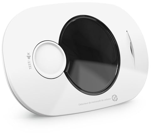 AngelEye by FireAngel AE3822-FRR Kohlenmonoxid-Melder NF mit digitalem Display, 10 Jahre, Lange Akkulaufzeit, ersetzt CO-AE9D-FRR