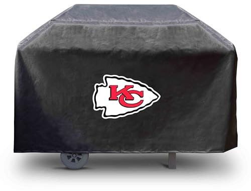 NFL-Kansas City Chiefs Grillabdeckung, rechteckig, 172,7 x 53,3 x 88,9 cm, Schwarz