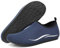 BARFULKER Badeschuhe Wasserschuhe Schwimmschuhe Strandschuhe Aquaschuhe Surfschuhe Barfußschuhe Tauchschuhe Wassersportschuhe für Damen Herren,Dunkelblau 42 EU