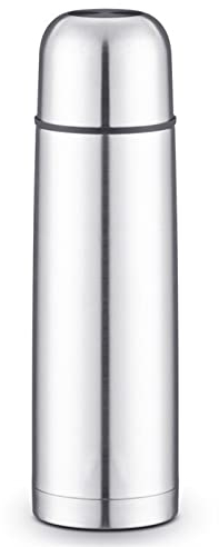 QTANZIQI Thermoskanne, Kaffee-Reisebecher, großes Fassungsvermögen, 1000 ml, Edelstahl 304, Isolierflaschen, hält warm und kalt, Thermo-Wasserflasche, Porzellantasse Silk Pillowcase