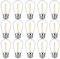 ProCrus E27 Led Warmweiss Glühbirne,S14 1W Vintage Glühbirne Ersetzt 10 W Glühlampen,2700K Warmweiß Kunststoff LED Filament Lampen für Lichterkette Kronleuchter Nachtischlamp,Nicht Dimmbar,15er Pack