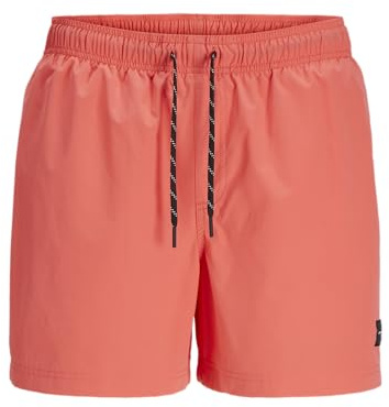 Jack & Jones JPSTMAUI JJSWIM Solid Short de Bain pour Homme Tailles S, M, L, XL, XXL, Corail, XL