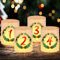 16Pcs Windlicht Tischdeko Advent Kerzen Deko, Mini Windlichter Adventszahlen 1 2 3 4, Windlicht Deko Advent, Kerzen adventskranz Deko Lichthülle für Indoor Outdoor Teelichter/Kerzen Dekoration
