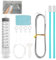 Realjoy 11 Pcs Fridge Drain Hole Cleaning Tool,Reusable Fridge Dredger and Cleaning Set with Syringe,Refrigerator Drain Hole Cleaning Tool Kit for Refrigerator Cleaning,Removing Odor and Dirt