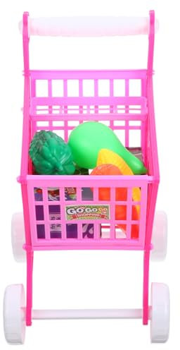 JOINPAYA Mini-einkaufswagen für Jungen und Mädchen Kleinkinder Schiebewagen Abs-Material Aufbewahrungslösung für Jungen und Mädchen