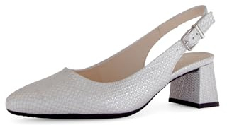 Gabor Damen Slingpumps, Frauen Absatzschuhe,hochhackige Schuhe,stoeckelschuhe,Ausgehschuhe,Abendschuhe,Court Shoes,Slingback,Ice,38 EU / 5 UK