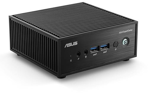 Mini PC ASUS PN42 mit Windows 11 Home, Intel N200 4X 3700 MHz Turbotakt, 1000 GB M.2 SSD, 32 GB DDR4-RAM, Intel UHD Grafik, HDMI 2.0, DP 1.4, USB 3.2, BT 5.1, WLAN