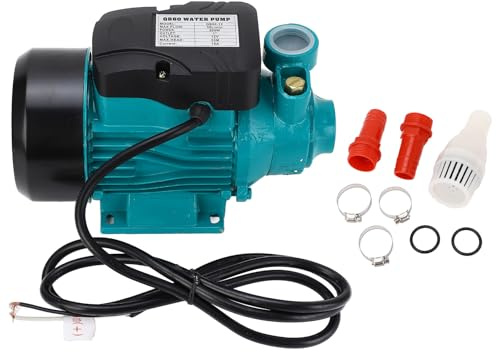 Pompa dell'acqua di trasferimento 200W 3200 Giri/Min 35 L/Min 25m, Pompa Autoadescante Esterna per Sistema di Irrigazione del Prato da Giardino e Uso Domestico