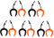 SOLUSTRE 5 Sätze Türclip Mit Einklemmschutz Nottürstopper Notfall-türstoppkeil Feuerwehrtürkeil Not-türstopper Notfall-türstopper Strafverfolgungsstopper Türschutz Plastik 2 Stück * 5