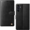 AIMOYU for Samsung Galaxy S25 5G Case, Flip Wallet Leather Phone Case with [4 Card Slots] [Kickstand] [RFID Blocking] Magnetic Protective Shockproof Cover for Samsung S25 - Black