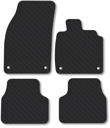 VW ID.3 (2020+) 5mm Rubber Car Mats | Heavy Duty Rubber Tailored Fit Floor Mats Full Coverage Durable Waterproof Accessories Easy Clean Anti Slip Made in the UK
