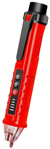 ULTRICS Voltage Tester Pen, 12V-1000V Non Contact Electric Tester Pen, Adjustable Sensitivity NCV Volt Stick, AC Voltage Detector with LED Flashlight, Live/Null Wire Checker and Breakpoint Finder