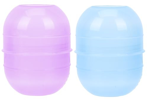ULTECHNOVO Vaso Agitador para Teñir el Cabello Báscula Pp 2 Piezas | Herramienta de Salón para Mezclar Tinte, Uso Fácil y Resistente, Formato Transparente Escala Color Aleatorio