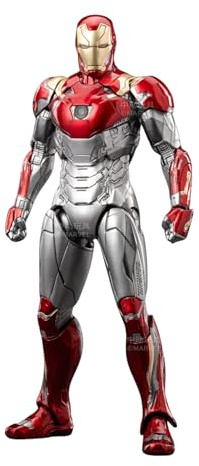 ZD Toys Action Figure - 7 Inch Iron Man MK47, Premium PVC Build Collectible, Spider-Man Homecoming, Non Luminous, Interchangeable Accessories, Perfect for Gifting, Ages 15+ Years