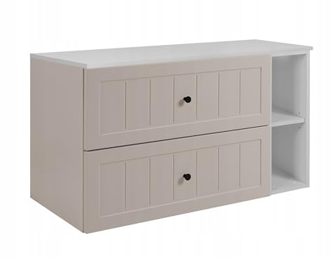 Rodan Moderne Möbel - Schrank Weiß, Kaschmir - Möbelstück - Bastelregal – Bastelplatte 60 cm + 80 cm