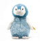 Steiff Kuscheltier Paule Pinguin, Süßes Stofftier mit Kunststoffaugen, Kinder, Jungen & Mädchen, Soft Cuddly Friends, Plüschtier 22 cm, Blau, 063930