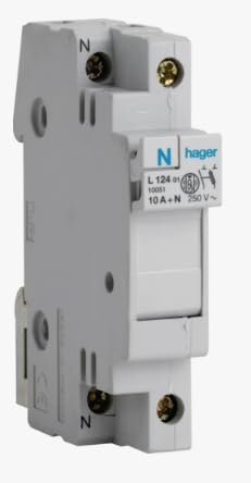 Hager SAS - CC 1P+N 10A dom. 1M