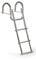 wellenshop Badeleiter Bootsleiter 3-stufig Edelstahl Teleskop-Leiter Boot Leiter