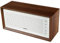 Denver BTS-210 - Enceinte portable - Tuner radio FM - Connexion Bluetooth et USB - Entrée AUX et carte SD - Batterie rechargeable 1500 mAh - Haut-parleurs : 10 W - Structure extérieure en bois - Blanc