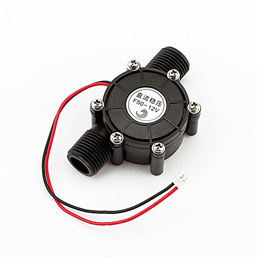 Cafopgrill Generador Micro-hidráulico Generador 10W Micro-hidro Mini Turbina de Agua Estable Herramienta de Carga de Agua PZ DC 12V 0.05 Mpa