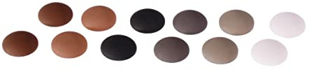 Polaris Cabochons 12mm 6 Paar | Original italienisch, Viele attraktive Farbkombinationen